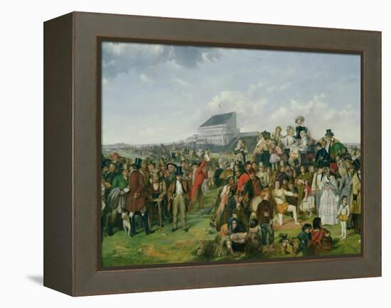 Derby Day (Detail)-William Powell Frith-Framed Premier Image Canvas