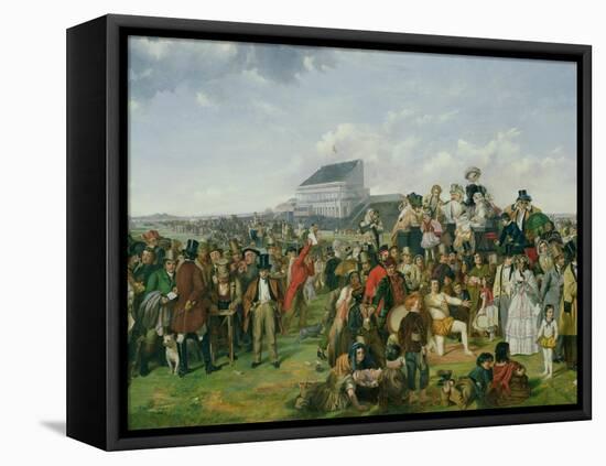 Derby Day (Detail)-William Powell Frith-Framed Premier Image Canvas