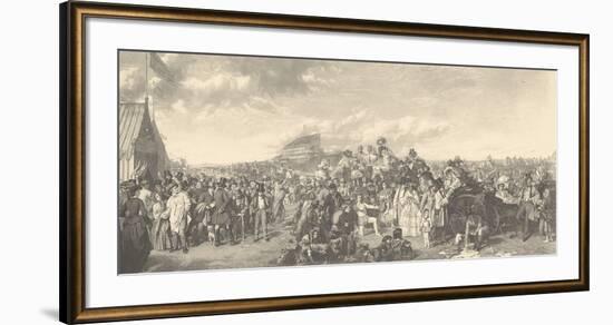 Derby Day-William Powell Frith-Framed Premium Giclee Print