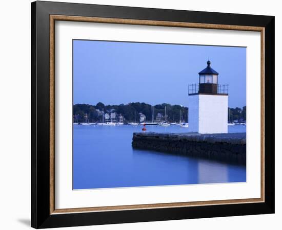 Derby Wharf Lighthouse, Salem, Greater Boston Area, Massachusetts, New England, USA-Richard Cummins-Framed Photographic Print