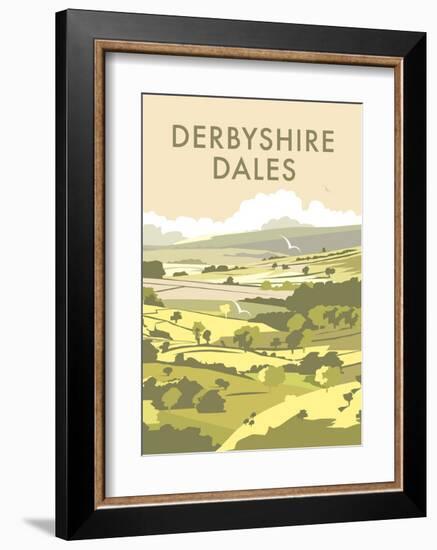Derbyshire Dales - Dave Thompson Contemporary Travel Print-Dave Thompson-Framed Art Print