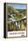 Derbyshire, England - Monsal Dale, Train and Viaduct British Rail Poster-Lantern Press-Framed Stretched Canvas