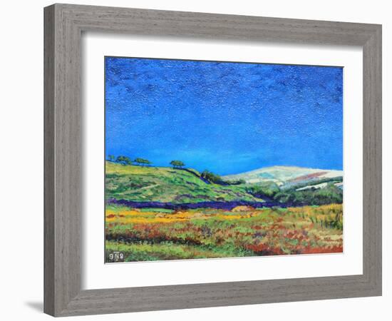 Derbyshire Landscape, 1999-Trevor Neal-Framed Giclee Print