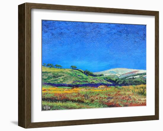 Derbyshire Landscape, 1999-Trevor Neal-Framed Giclee Print