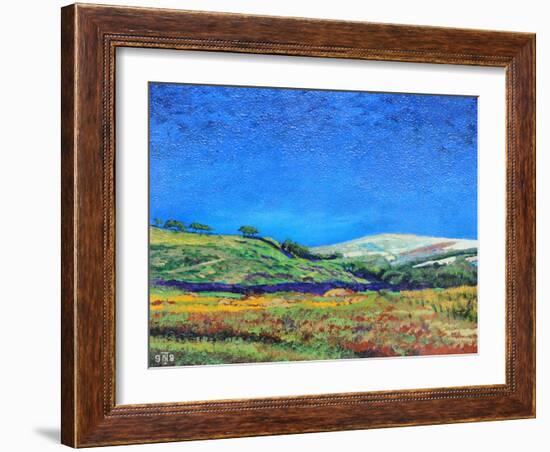 Derbyshire Landscape, 1999-Trevor Neal-Framed Giclee Print