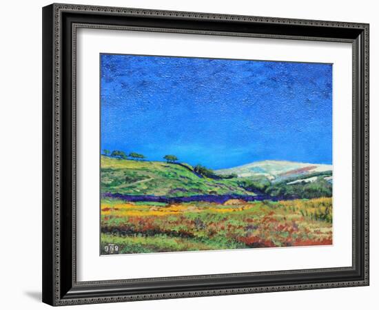 Derbyshire Landscape, 1999-Trevor Neal-Framed Giclee Print