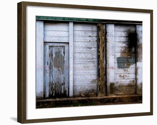 Derelict Door and Decaying Wood-Clive Nolan-Framed Photographic Print