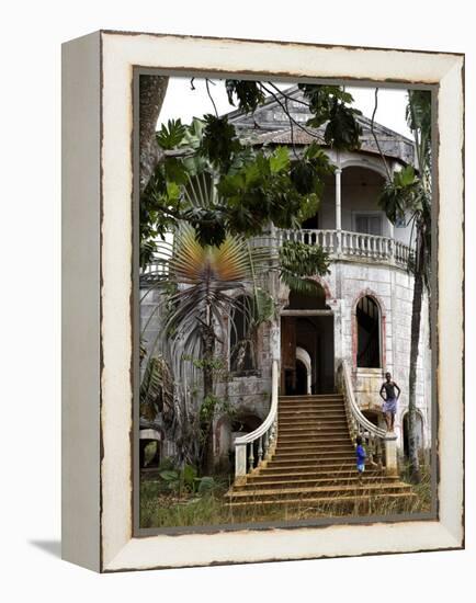 Derelict Hospital, Sao Tomé-Camilla Watson-Framed Premier Image Canvas