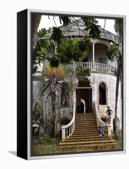 Derelict Hospital, Sao Tomé-Camilla Watson-Framed Premier Image Canvas