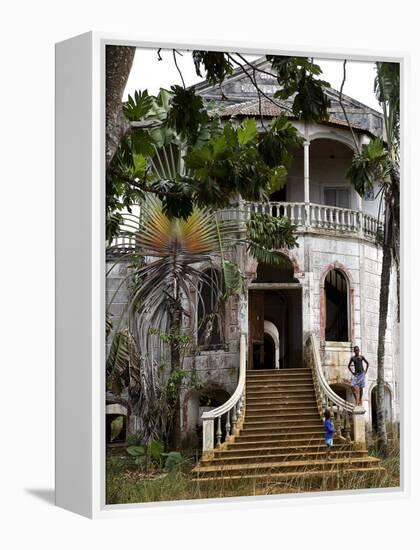 Derelict Hospital, Sao Tomé-Camilla Watson-Framed Premier Image Canvas