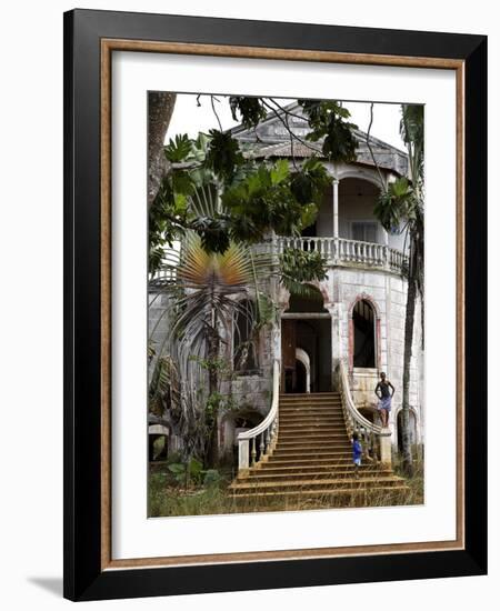 Derelict Hospital, Sao Tomé-Camilla Watson-Framed Photographic Print