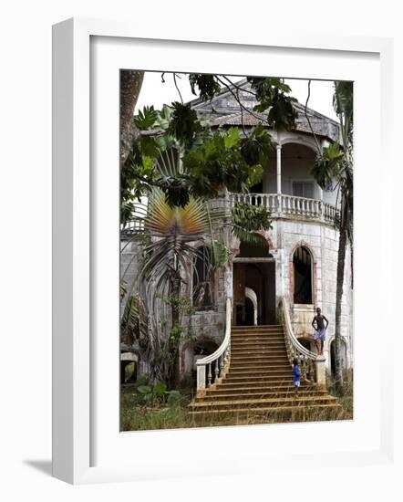 Derelict Hospital, Sao Tomé-Camilla Watson-Framed Photographic Print