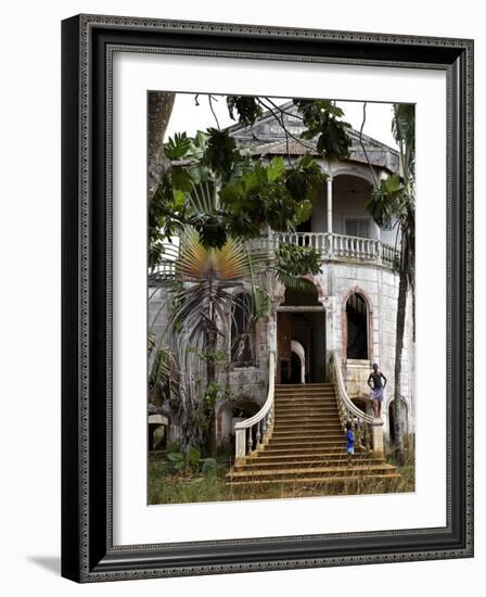 Derelict Hospital, Sao Tomé-Camilla Watson-Framed Photographic Print