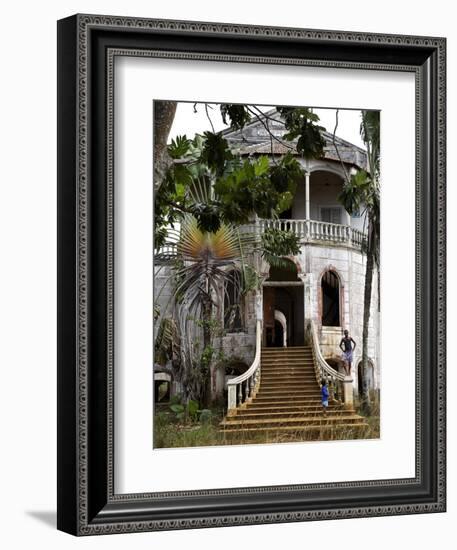 Derelict Hospital, Sao Tomé-Camilla Watson-Framed Photographic Print