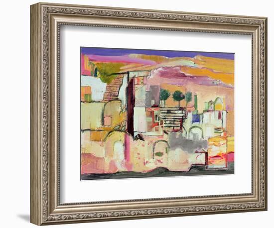 Derelict House: Greece, 2007-08-Derek Balmer-Framed Premium Giclee Print