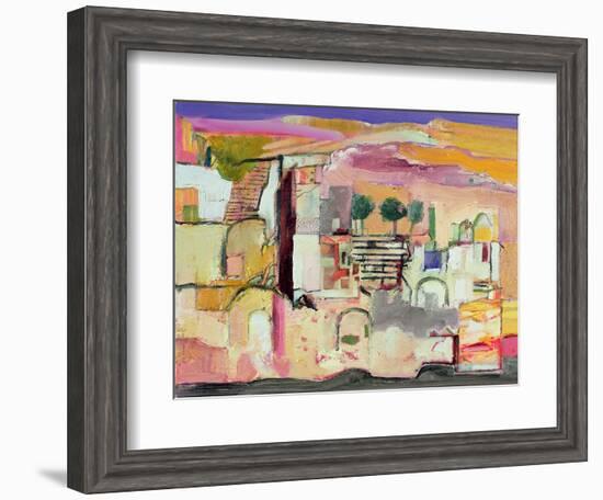 Derelict House: Greece, 2007-08-Derek Balmer-Framed Premium Giclee Print