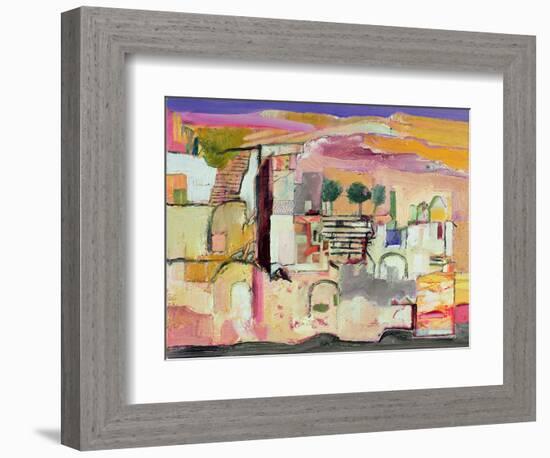 Derelict House: Greece, 2007-08-Derek Balmer-Framed Premium Giclee Print