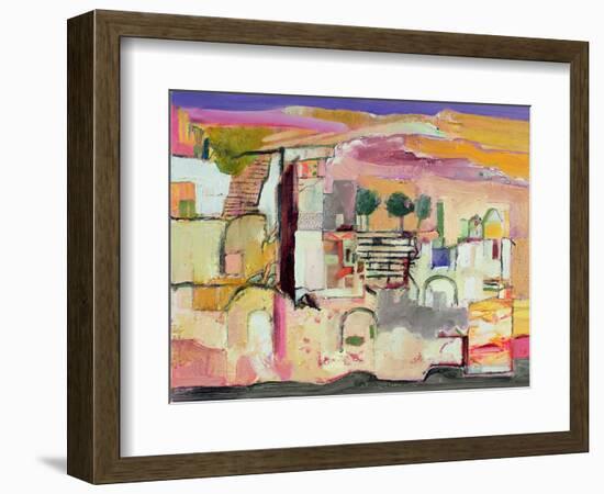 Derelict House: Greece, 2007-08-Derek Balmer-Framed Premium Giclee Print