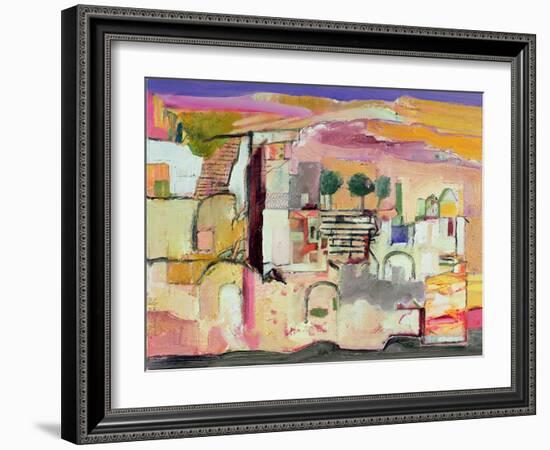 Derelict House: Greece, 2007-08-Derek Balmer-Framed Giclee Print