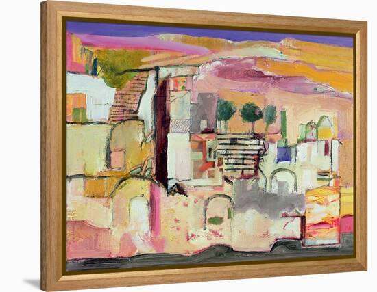 Derelict House: Greece, 2007-08-Derek Balmer-Framed Premier Image Canvas