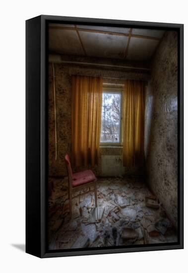 Derelict Interior-Nathan Wright-Framed Premier Image Canvas