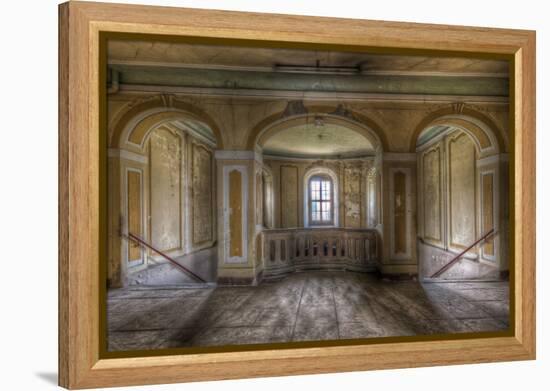 Derelict Interior-Nathan Wright-Framed Premier Image Canvas