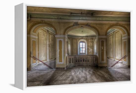 Derelict Interior-Nathan Wright-Framed Premier Image Canvas