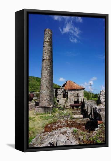 Derelict Old Sugar Mill, Nevis, St. Kitts and Nevis-Robert Harding-Framed Premier Image Canvas