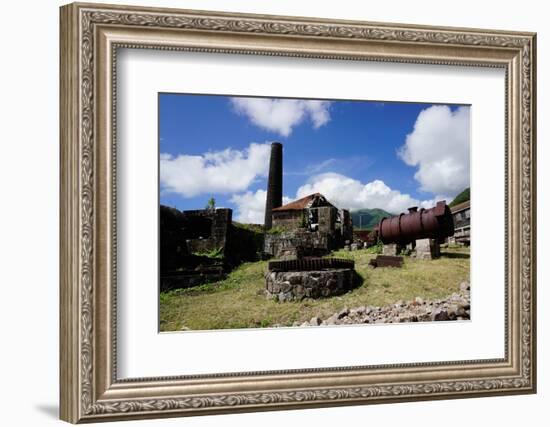 Derelict Old Sugar Mill, Nevis, St. Kitts and Nevis-Robert Harding-Framed Photographic Print