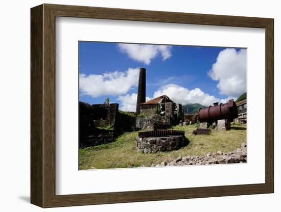 Derelict Old Sugar Mill, Nevis, St. Kitts and Nevis-Robert Harding-Framed Photographic Print