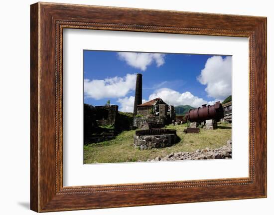 Derelict Old Sugar Mill, Nevis, St. Kitts and Nevis-Robert Harding-Framed Photographic Print