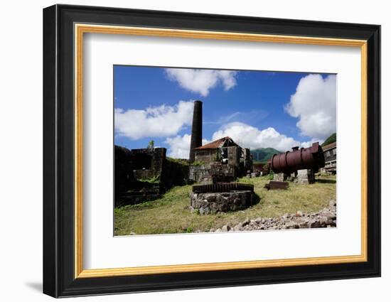 Derelict Old Sugar Mill, Nevis, St. Kitts and Nevis-Robert Harding-Framed Photographic Print