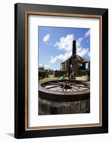 Derelict Old Sugar Mill, Nevis, St. Kitts and Nevis-Robert Harding-Framed Photographic Print