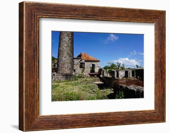 Derelict Old Sugar Mill, Nevis, St. Kitts and Nevis-Robert Harding-Framed Photographic Print