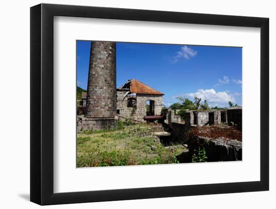 Derelict Old Sugar Mill, Nevis, St. Kitts and Nevis-Robert Harding-Framed Photographic Print