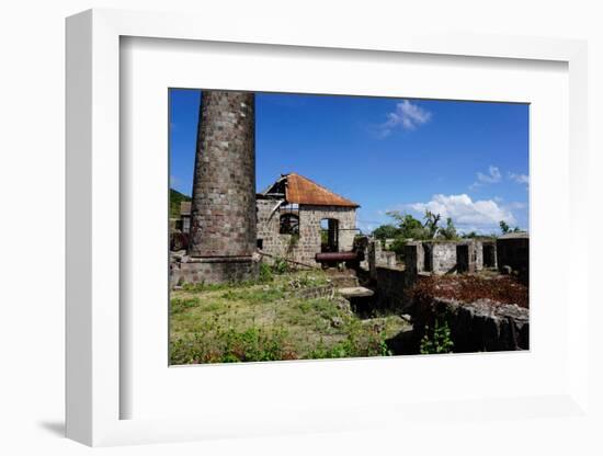 Derelict Old Sugar Mill, Nevis, St. Kitts and Nevis-Robert Harding-Framed Photographic Print