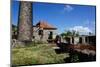 Derelict Old Sugar Mill, Nevis, St. Kitts and Nevis-Robert Harding-Mounted Photographic Print
