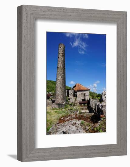 Derelict Old Sugar Mill, Nevis, St. Kitts and Nevis-Robert Harding-Framed Photographic Print