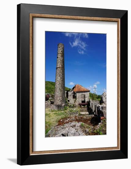 Derelict Old Sugar Mill, Nevis, St. Kitts and Nevis-Robert Harding-Framed Photographic Print