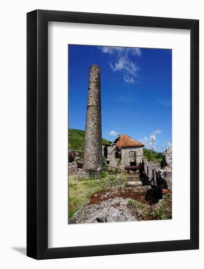 Derelict Old Sugar Mill, Nevis, St. Kitts and Nevis-Robert Harding-Framed Photographic Print