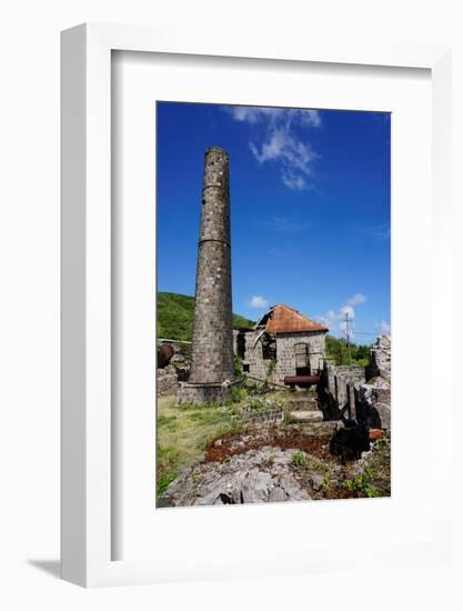 Derelict Old Sugar Mill, Nevis, St. Kitts and Nevis-Robert Harding-Framed Photographic Print