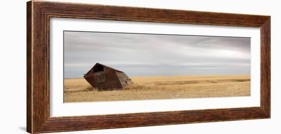 Derelict Prairie Barn, Canada-Tony Craddock-Framed Photographic Print