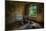 Derelict Room with Chair-Nathan Wright-Mounted Photographic Print