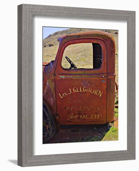 Derelict Truck, near Ararat, Victoria, Australia-David Wall-Framed Photographic Print