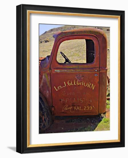 Derelict Truck, near Ararat, Victoria, Australia-David Wall-Framed Photographic Print