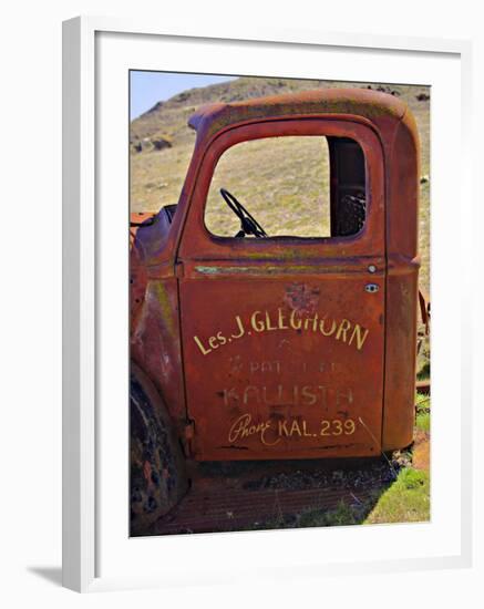 Derelict Truck, near Ararat, Victoria, Australia-David Wall-Framed Photographic Print