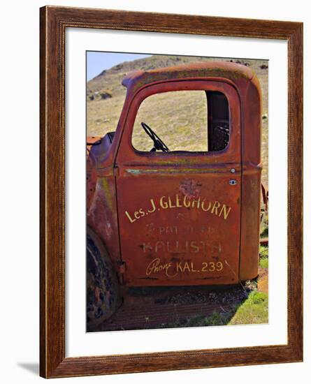 Derelict Truck, near Ararat, Victoria, Australia-David Wall-Framed Photographic Print