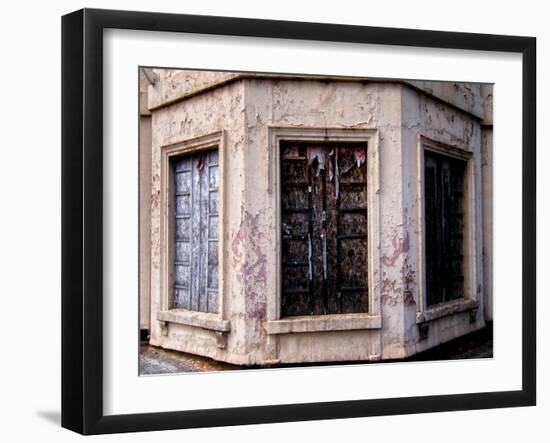 Derelict Windows-Clive Nolan-Framed Photographic Print