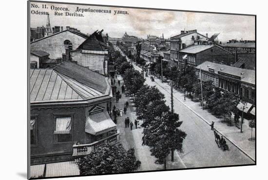 Deribasovskaya Street, Odessa, Russia, Mid 19th Century-null-Mounted Giclee Print