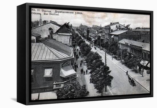 Deribasovskaya Street, Odessa, Russia, Mid 19th Century-null-Framed Premier Image Canvas